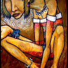 Fishy Pink Blue Dress {DETAIL}  Picasa