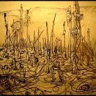 Receded Flood Florida Projects   (Homage to Fire Swept Algoma)  Picasa